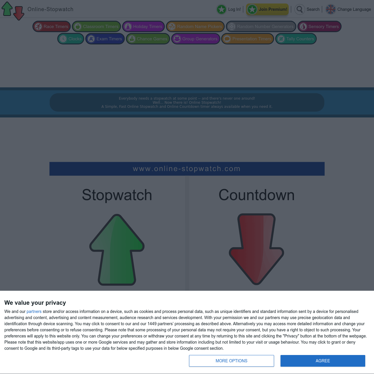 Online Stopwatch