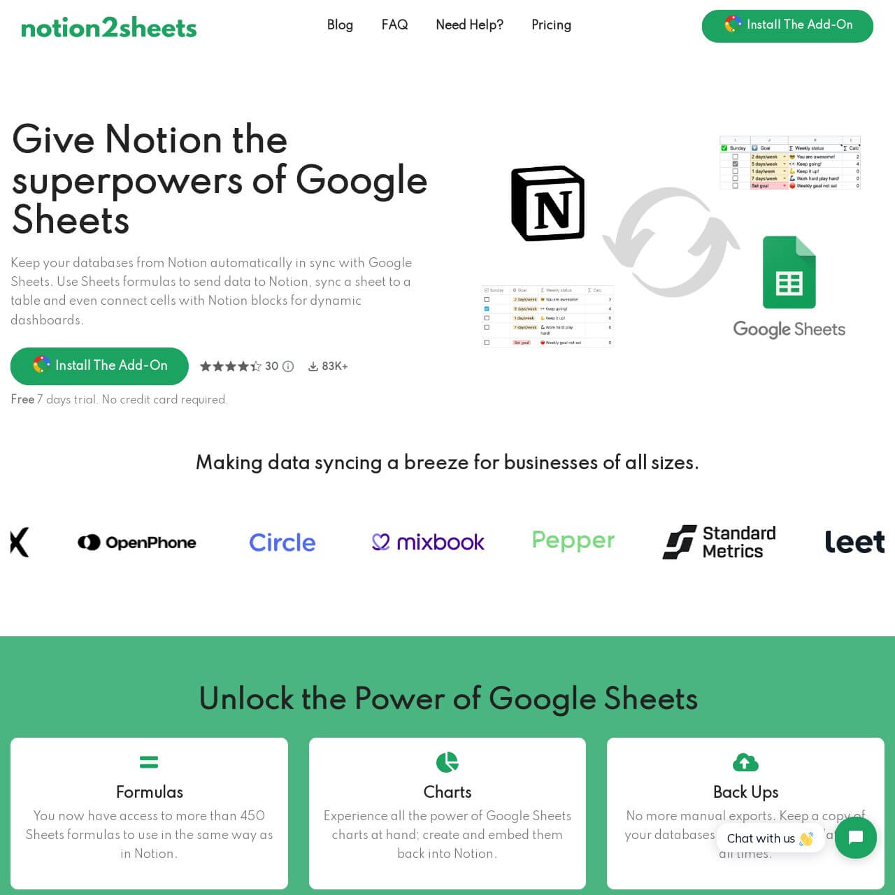 Sync2Sheets(Notion2Sheets)