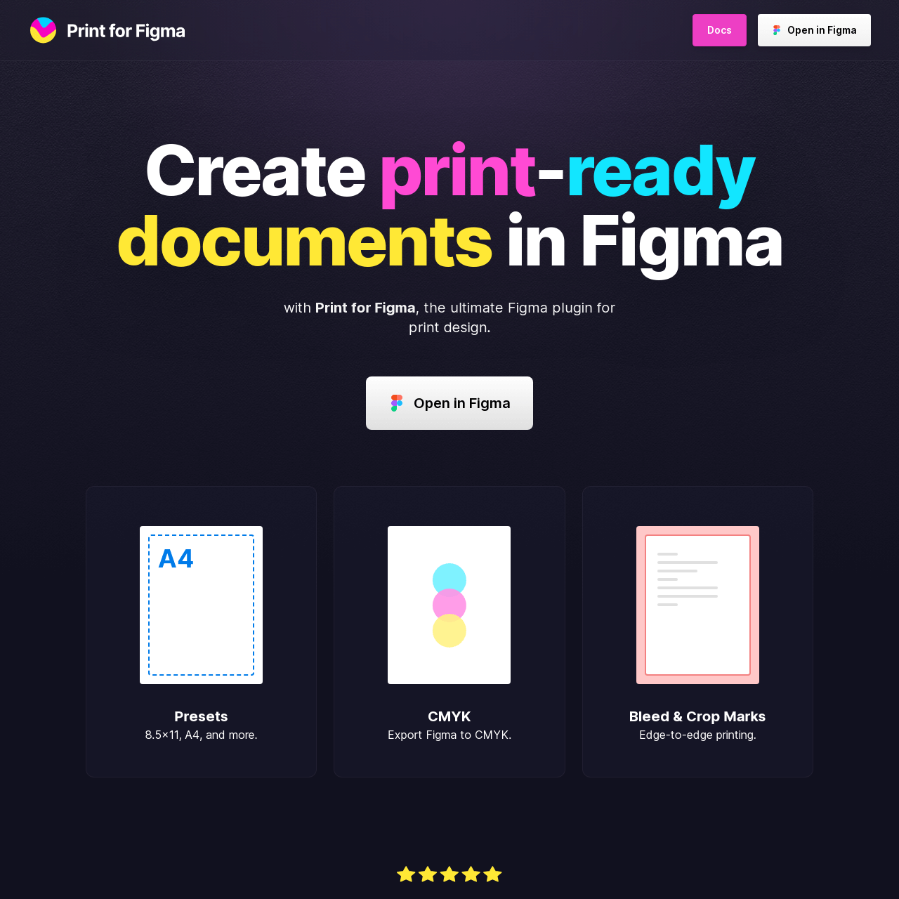 Print for Figma